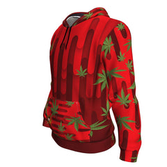 Dripping Red CannabisMonkey Hoodie