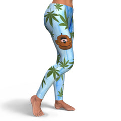 CannabisMonkey SkyBlue Leggings