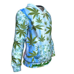 CannabisMonkey SkyBlue Amanita Hoodie