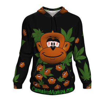 Limited Edition BLACK CannabisMonkey.com Hoodie