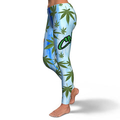 CannabisMonkey SkyBlue Leggings