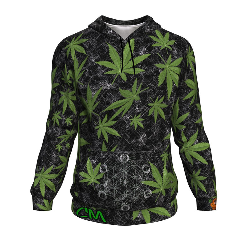 CannabisMonkey Distorted Data Hoodie