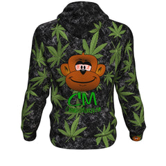 CannabisMonkey Distorted Data Hoodie