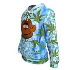 CannabisMonkey SkyBlue Hoodie