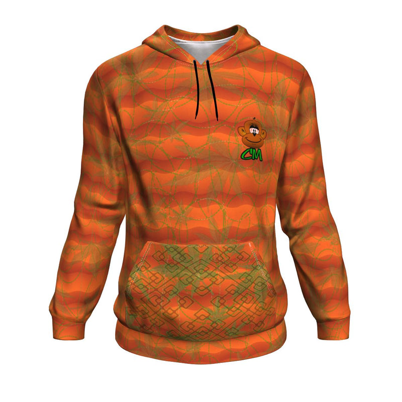 Orange CannabisMonkey Hoodie