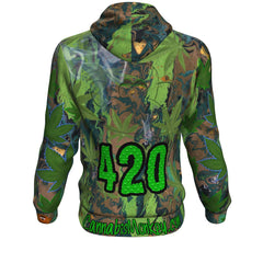 Limited Edition CAMO-420 CannabisMonkey.com Hoodie