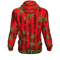 Dripping Red CannabisMonkey Hoodie